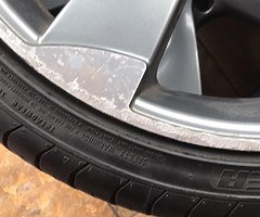 TTRS 19” alloys 5x112 brand new tyres - Image 6/6