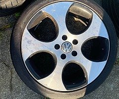 Original be golf gti monza 18” wheels - Image 5/10