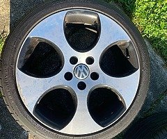 Original be golf gti monza 18” wheels - Image 6/10