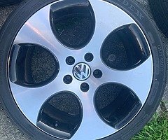 Original be golf gti monza 18” wheels - Image 8/10
