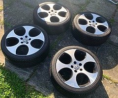 Original be golf gti monza 18” wheels - Image 9/10