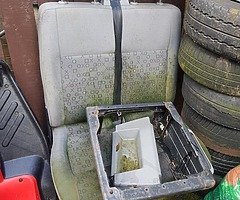 Vw t5 front double seat