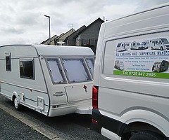 Caravans wanted TOP PRICES PAID