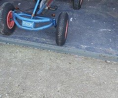 Bergan gokart and trailer