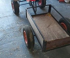 Bergan gokart and trailer