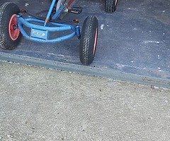 Bergan gokart and trailer