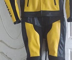 leather motorbike suit