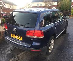 2004 volkswagen tourag 2.5 tdi sport full mot cheap jeep