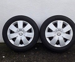 Nissan Note complete 15"wheels - Image 1/4