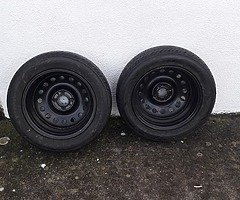 Nissan Note complete 15"wheels - Image 3/4
