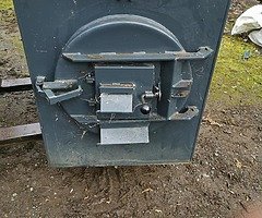 Large wood burning boiler 10year old never used