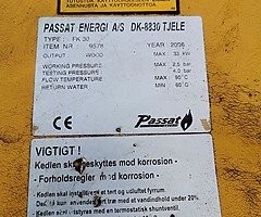 Large wood burning boiler 10year old never used - Image 5/6