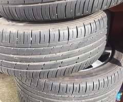 Alloy wheels 17in 5x112 very good tyres audi vw