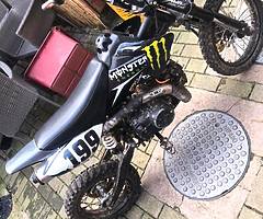 110cc race tuned pitbike, SWAPS only pm me for more details