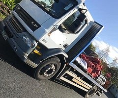 Daf lf55 250 flatbed truck 2008