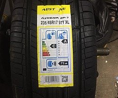 New tyres