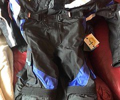 Moterbike jacket and trousers
