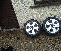 Alloy weels 4 of them 16in of a vectra