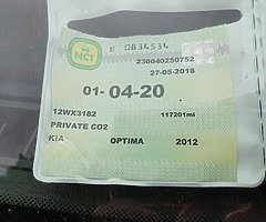 2012 kia optima - Image 4/8