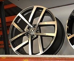 19” VW AUDI JURVA ALLOY WHEELS AND TYRES