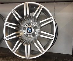 19” BMW SPIDERS SUIT E60 STAGGERED BRAND NEW WITH TYRES