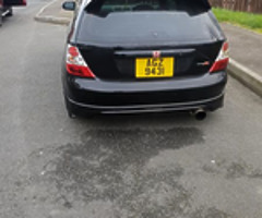 Breaking 04 Honda civic 1.6 vtec sport