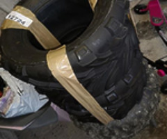 New quad tyres