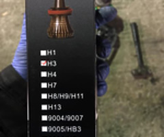 H3 fog light bulbs