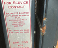 Ricon wheelchair lift/mobility ramp Swl 350kgs - Image 3/3