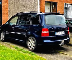 Vw touran 1.9 diesel 103 bhp