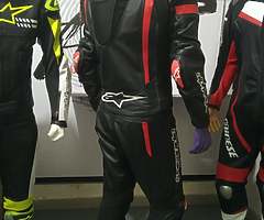 motorbike suit ,gloves and shoes