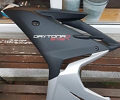 2015 Triumph Daytona 675R left side fairings upper and lower T2309571-PR T2309590-LC