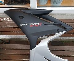 2015 Triumph Daytona 675R left side fairings upper and lower T2309571-PR T2309590-LC