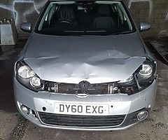 2010 Vw Golf (Damaged) 68 k miles