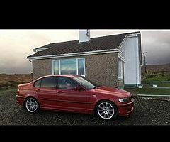 04 320d Imola red BMW MSPORT