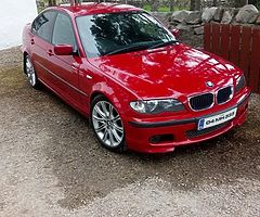 04 320d Imola red BMW MSPORT