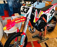 PRICE DROP £1600 ONO 2017 ktm 65 comes with brand new set of flo neon yellow plastics brand new chai