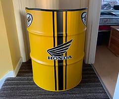 Oil drum seat and stool