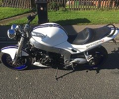 Triumph 955i low miles gsxr forks street fighter