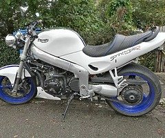 Triumph 955i low miles gsxr forks street fighter