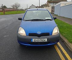2003 yaris nct 02 /20