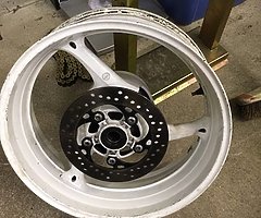 GSXR 600/750 wheels and discs for 11-19 models