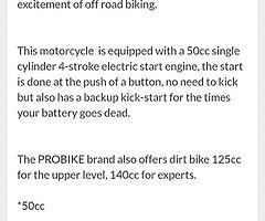50cc semi automatic bike - Image 3/4