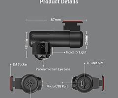 2160P Sony IMX326 Car Dvr Full HD Camera 360 Degree Panoramic Dash Cam Night Vision - Image 8/10