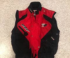 YZF Yamaha R6 Red & Black Motorbike Motorcycle Jacket Body-warmer Size Large