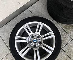 Bmw 17” m sport with tyres