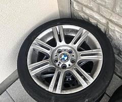Bmw 17” m sport with tyres