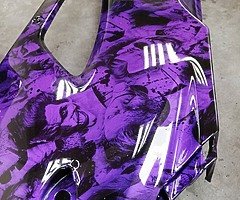 Honda CBR 1000 farings hydrodipp voliolet carbon and Joker..