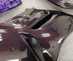 Honda CBR 1000 farings hydrodipp voliolet carbon and Joker.. - Image 4/10