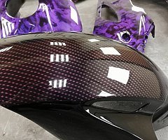 Honda CBR 1000 farings hydrodipp voliolet carbon and Joker.. - Image 5/10